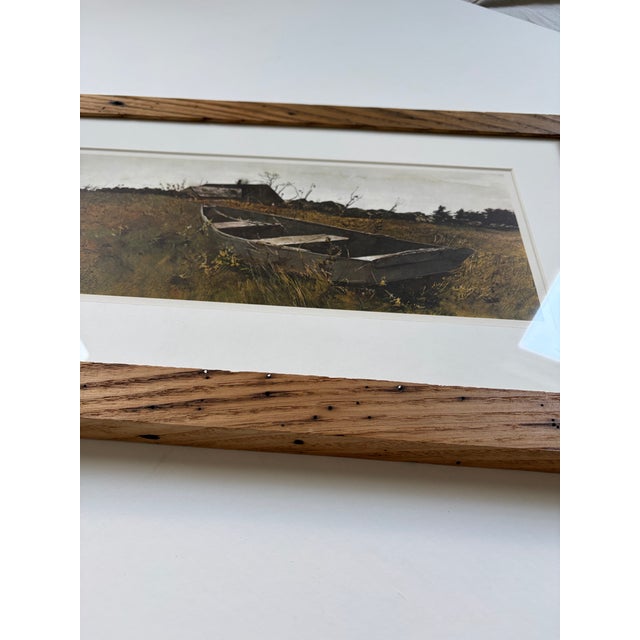 Andrew Wyeth’s “Teel’s Island” Framed in American Chestnut For Sale - Image 6 of 7