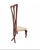Vintage Side Chair With Mahogany X-Leg Base Attributed to Christopher Guy For Sale - Image 9 of 9