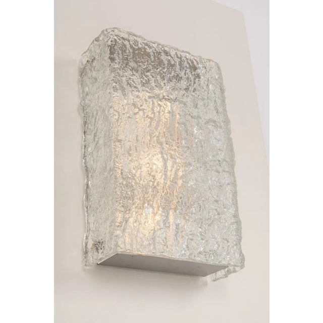 1970s Murano Glass Sconces from Kaiser, Germany, 1970s, Set of 2 For Sale - Image 5 of 13