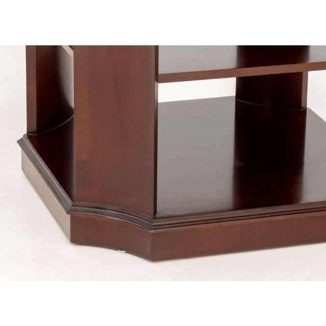 Georgian Style Mahogany 2-Tier Side Table For Sale - Image 9 of 9