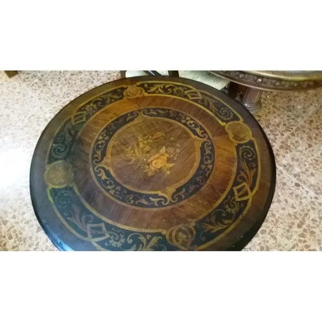 Sorrentino Inlaid Coffee Table, 1800s For Sale - Image 3 of 13