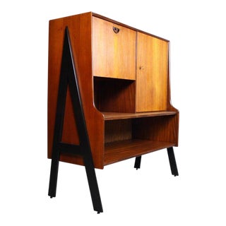 Two-Tone Danish Mid-Century Modern Bar For Sale