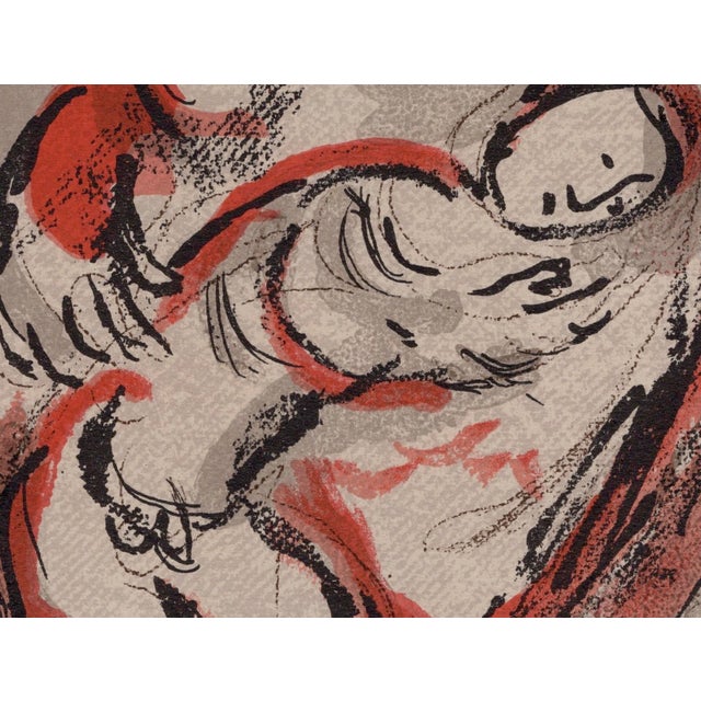 Marc Chagall, Agar dans le désert (Hagar in the Desert), Nude, 1960, Original Lithograph For Sale - Image 6 of 8