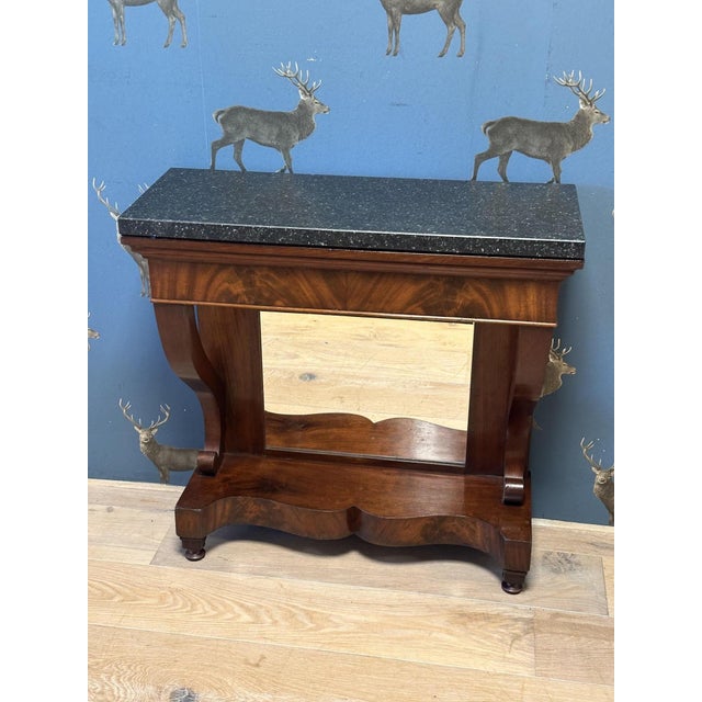 Small Dutch Trumeau in Mahogany For Sale - Image 5 of 12