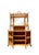 Mid-Century Modern Vintage Coastal Bent Rattan Dry Bar After Maitland Smith For Sale - Image 3 of 4