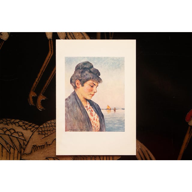 1912 Mortimer Menpes "Francesca", Original Full-Color Print of Venice For Sale - Image 4 of 6