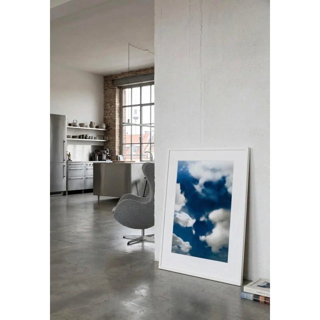 Art poster featuring Wolken (Clouds) by Gerhard Richter, from the collection of the Kunstsammlung Nordrhein-Westfalen....