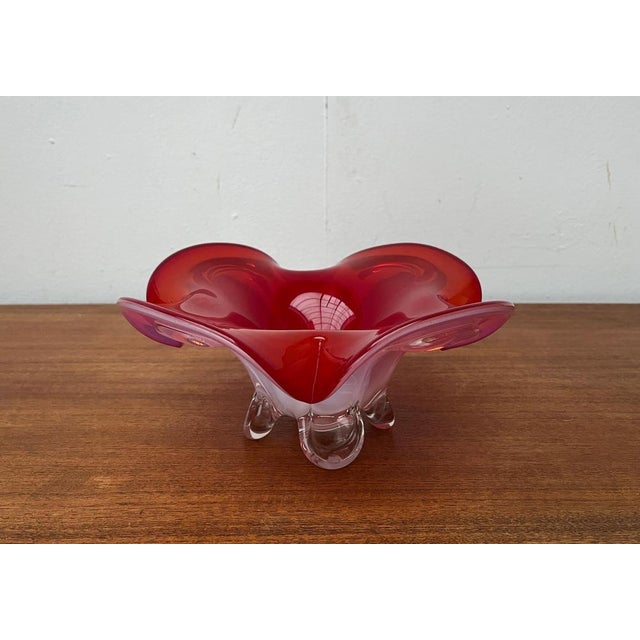 Vintage Italian Murano Glass Bowl For Sale - Image 4 of 18
