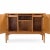 John Keal for Brown Saltman Mid Century Bleached Mahogany Tambour Door Credenza For Sale In Chicago - Image 6 of 10