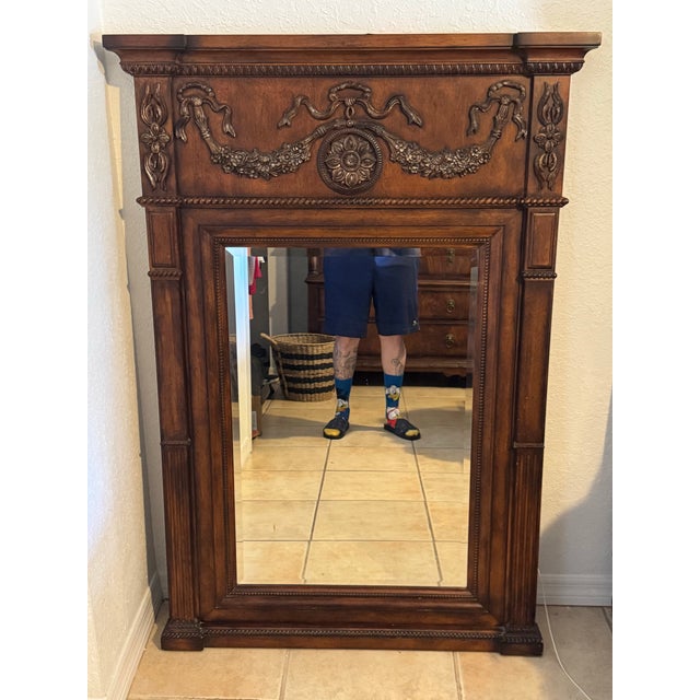 Trumeau mirrors, or originating in France, were designed to fit between windows, adding light and grandeur to interiors....