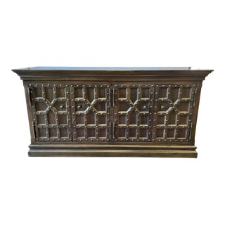 Restoration Hardware Moorish Style Credenza Sideboard Cabinet For Sale