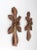Late 20th Century Global Views Co Fleur Di Lis Sculptural Sconce Lights - a Pair For Sale - Image 6 of 8