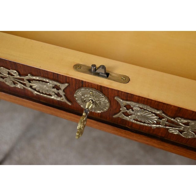 Empire Style Mahogany Veneer Console Table, Early 20th Century For Sale - Image 17 of 18