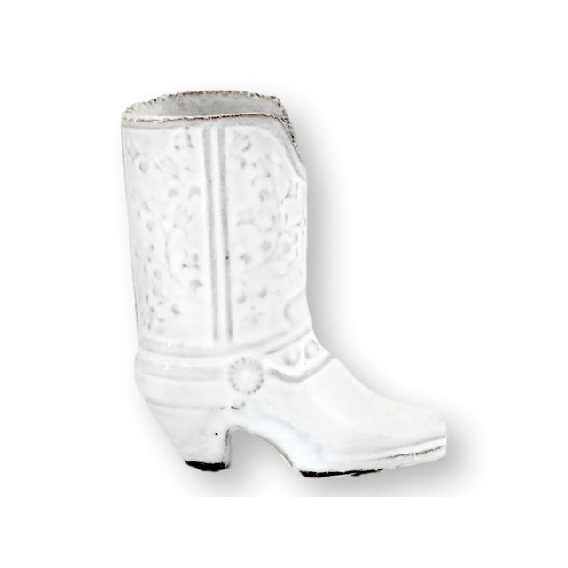 Astier de Villatte Austin Mini Boot Vase For Sale - Image 4 of 5