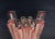 Pair of Murano Wall Sconces 9 Pink Triedri For Sale - Image 9 of 12