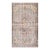 1970s Vintage Turkish Handmade Wool Cotton Brown Area Rug For Sale