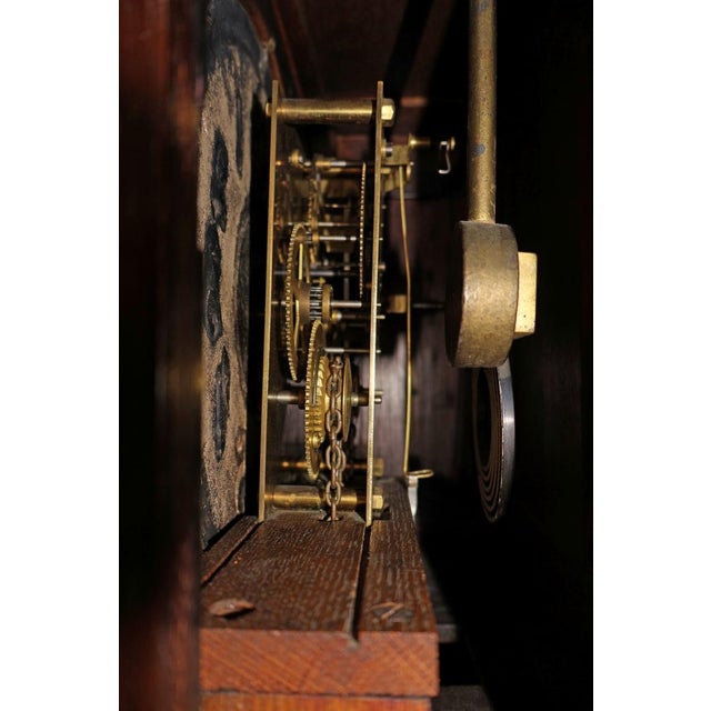 Ansonia Mahogany Bronze Mounted Floor Clock Grandfather Clock Circa 1900 For Sale - Image 15 of 18