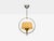 Mid-Century Modern Swedish Modern, Pendant Light, Glass, Metal, Sweden, 1930s For Sale - Image 3 of 11