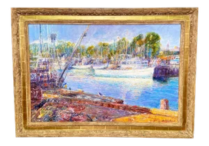 "Santo Pietro" Original Oil Painting by Anton Sipos Circa 2006