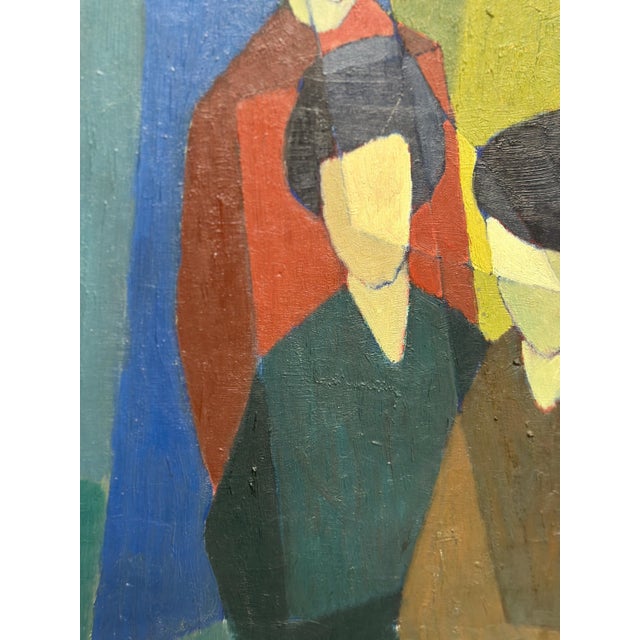 Sune Walberg, Figure Composition, 1960s, Oil on Panel, Framed For Sale - Image 17 of 18
