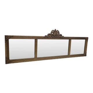 American Carved Wood Wall Mirror, Colonial Revival Style, Early Mid-Century For Sale