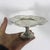 Mid 20th Century Vintage Art Deco Silverplate Pedestal Dish, Small Footed Pierced Tray with Details Scalloped Edge For Sale - Image 5 of 9