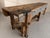 Antique 19th-Century Primitive Blue-Painted Carpenter's Workbench / Console Table For Sale In Naples, FL - Image 6 of 13