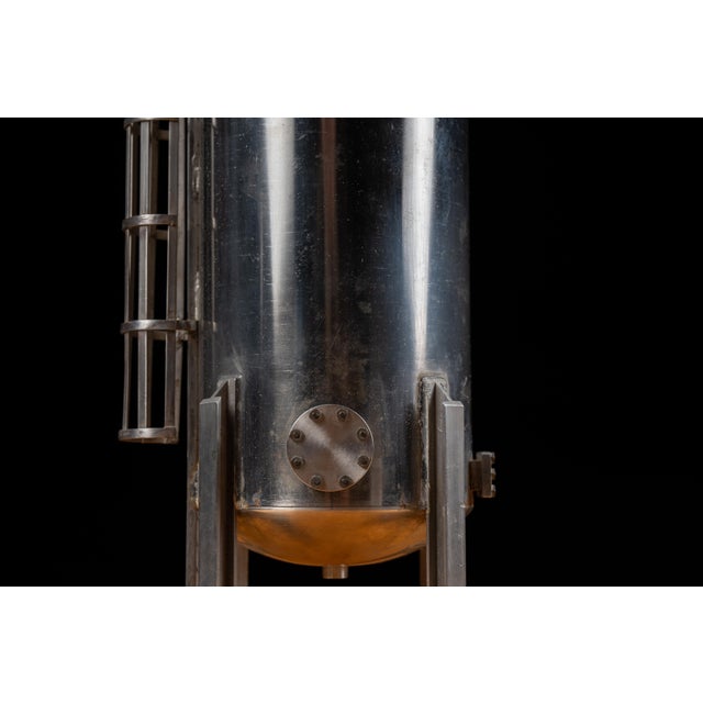 Wood Mid-20th Century “Big Tom” Industrial Storage Tank Salesman Sample For Sale - Image 7 of 10