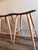 Set of 3 Signed Stephen Swift Cherry and Ash Bar Stools (1996) For Sale In Charleston - Image 6 of 7