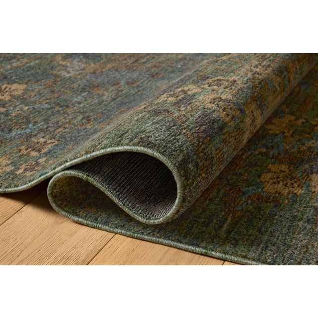 Traditional Loloi Winchester Seafoam Green / Teal 9'-3" x 12'-8" Area Rug For Sale - Image 3 of 5