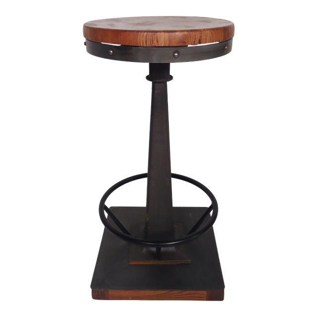 Vintage Modern Industrial Stool For Sale
