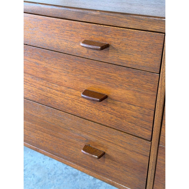 Wood In Style of Hans Wegner Ry Møbler Large Teak Credenza With Hutch Danish Mid-Century Modern 1960s For Sale - Image 7 of 14