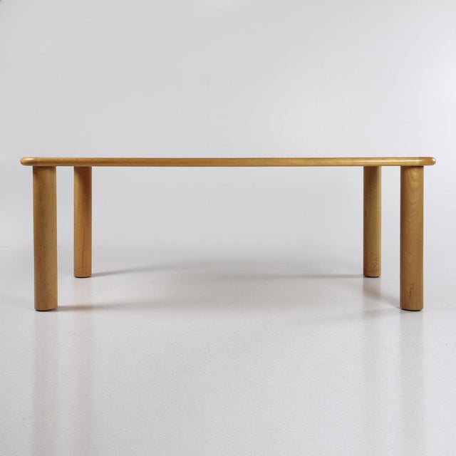 Wood Forrestal Dining Table in Maple Wood by Marco Zanuso, 1970s For Sale - Image 7 of 15