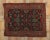 Ink Blue Late 19th Century Antique Persian Serapi Rug, 03'06 X 04'04 For Sale - Image 8 of 9