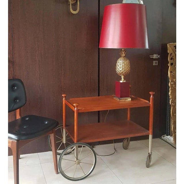 Brass Pineapple Table Lamp, 1970s For Sale - Image 14 of 16