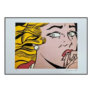 1980s Roy Lichtenstein "Crying" Limited Edition Lithograph