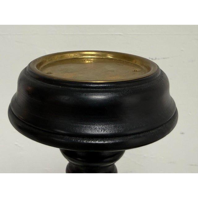Wood Global Views Barley Twist Wood Candleholders, Pair For Sale - Image 7 of 12