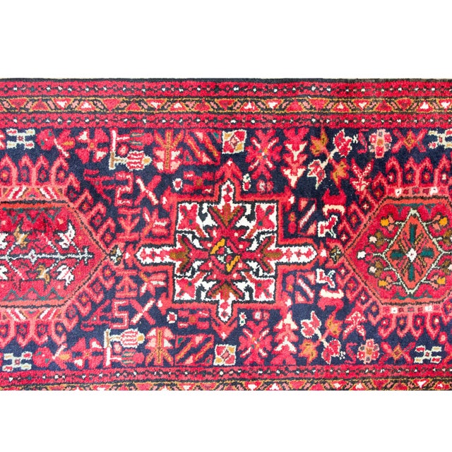 Mid-20th Century Persian Heriz Runner For Sale - Image 11 of 14