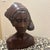 Vintage Art Deco Balinese Woman Bust – Hand-Carved Mahogany Wood Sculpture For Sale - Image 11 of 11