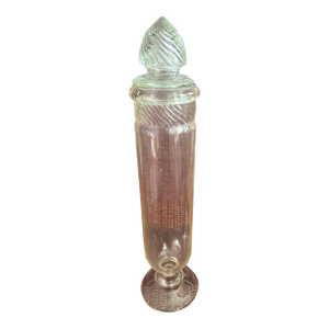 Antique Glass Apothecary Jar Pre 1930