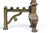 Early 20th Century Antique Brass Fireplace Andirons For Sale - Image 5 of 7