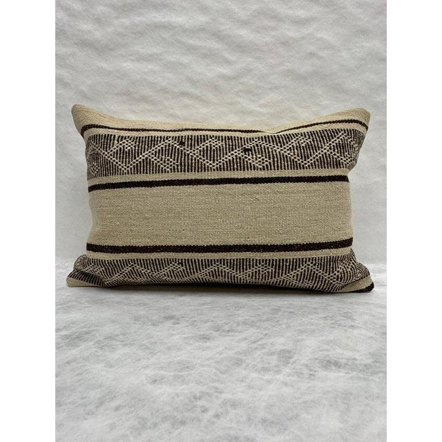 Turkish Hemp Pillow Cushion Natural Beige Brown Pillow Cushion Cover 16" x 24" #30253 Enhance your home decor with our...