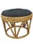 Pair of 1970s Vintage Rattan and Bamboo Round Ottoman Footstools For Sale - Image 16 of 18