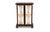 Thai Cabinet in Acacia Wood with Golden Decorations and Rattan Inserts For Sale - Image 10 of 10