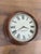 American Vintage American Wooden Wall Clock For Sale - Image 3 of 12