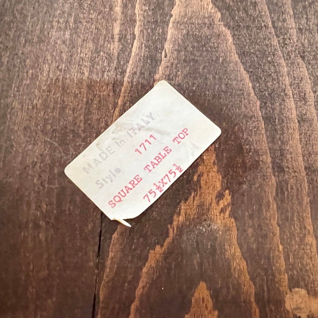 1970s C. 1970s Italian Oyster Burl and Wrapped Bamboo Coffee Table For Sale - Image 5 of 9