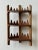 Brown Vintage Sawtooth Edge Tiered Corner Shelf, Circa 1950s-60s For Sale - Image 8 of 14