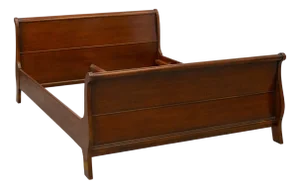 Double Bed in Walnut