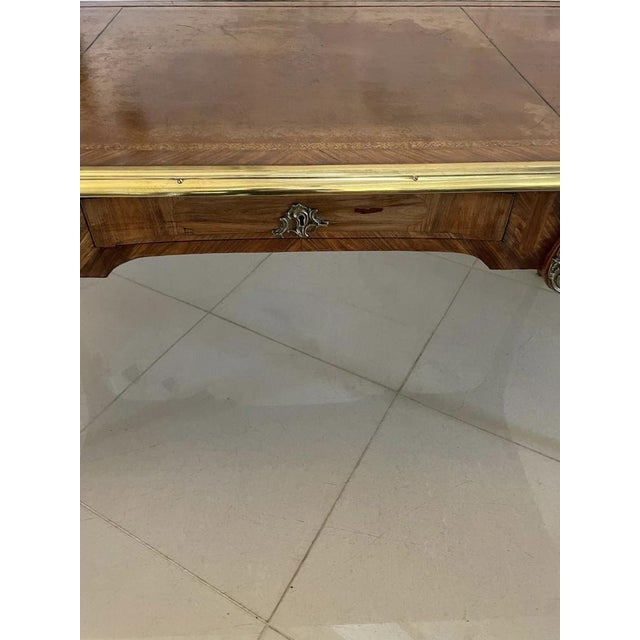 Large Antique Victorian Kingwood Desk, 1850 For Sale - Image 12 of 18