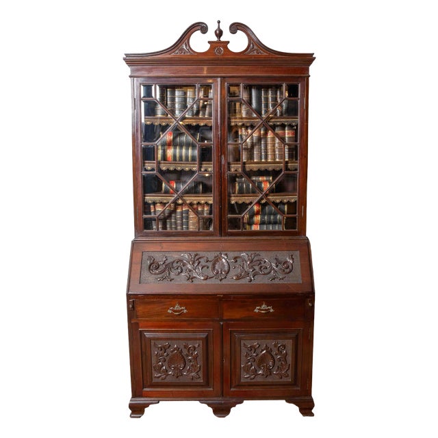Vintage Bookcase in Mahogany For Sale